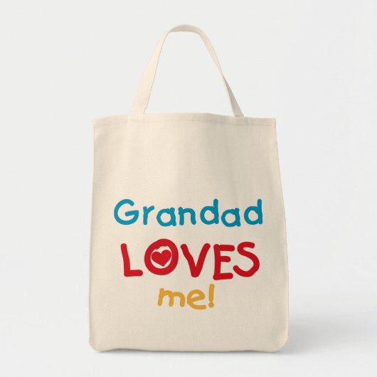 Opa Loves Me T-shirts en geschenken Tote Bag (Voorkant)