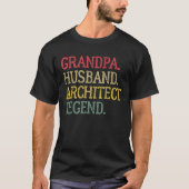 opa man architect legende t-shirt (Voorkant)