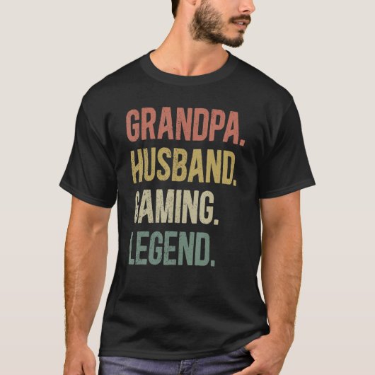 Opa man-gamelgende,  opa-gam t-shirt (Voorkant)