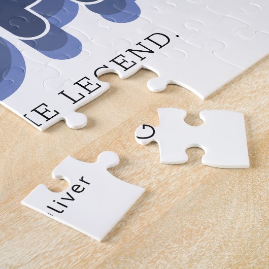 Opa Man Myth Legend 3 Foto Jigzaag Puzzle Legpuzzel (Zijkant)