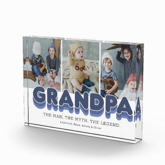 Opa Man Myth Legend Foto Block (Rechts)