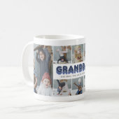 Opa Man Myth Legend Foto Collage Koffiemok (Voorkant links)