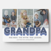 Opa Man Myth Legend Foto Plaque Fotoplaat (voorkant)