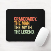 Opa Man Mythe Legende Retro Design Muismat (Met muis)