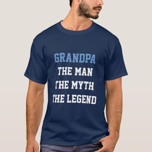Opa man mythe legende t-shirt (Voorkant)