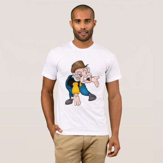Opa Mannen T-shirt (Voorkant volledig)