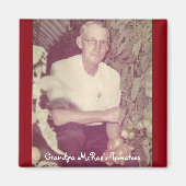 Opa McRae's Tomaten Magneet (Voorkant)