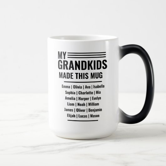 Opa met opa's Names Magische Mok (Rechts)