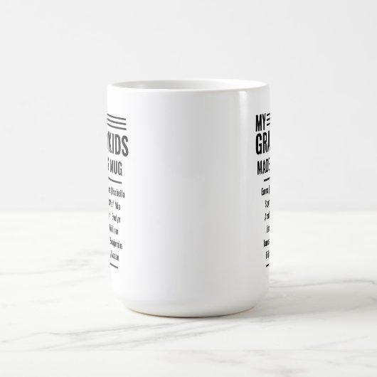 Opa met opa's Names Magische Mok (Midden)