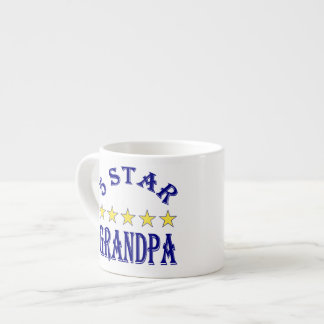 Opa met vijf sterren espresso kop