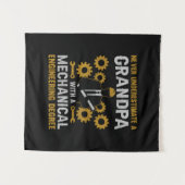 Opa Met Werktuigbouwkunde Wandkleed (Voorkant (horizontaal))