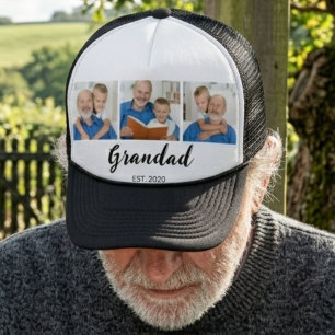 Opa Modern Schrift 3 Foto Trucker Pet