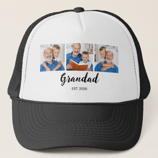 Opa Modern Schrift 3 Foto Trucker Pet (Voorkant)
