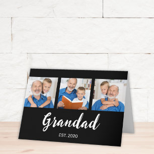 Opa Modern Schrift 3 Foto Zwart Kaart