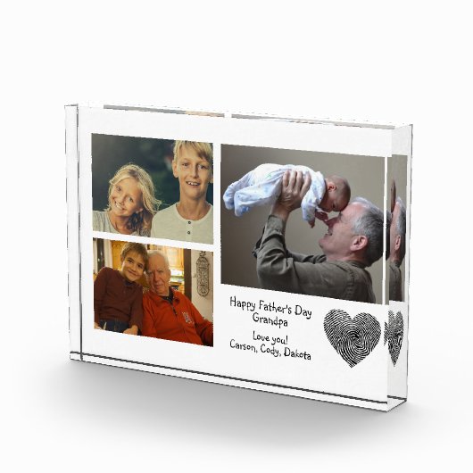 Opa - Moderne dag voor aangepaste fotocollage Fotoblokken (Rechts)