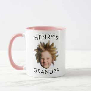Opa Mok Gift, Gepersonaliseerde Baby Gezicht Foto 
