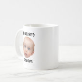 Opa Mok Gift, Gepersonaliseerde Baby Gezicht Foto  (Voorkant links)