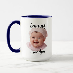 Opa mok met op maat gemaakte babygezicht - Cadeau
