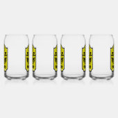 Opa motorrijder blikvorm glas (Links)