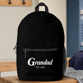 Opa Nieuw Opa Cadeau Bedrukte Rugzak
