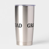 Opa Nieuw Opa Cadeau Geïsoleerde Drinkbeker (Links)