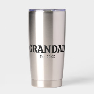 Opa Nieuw Opa Cadeau Geïsoleerde Drinkbeker