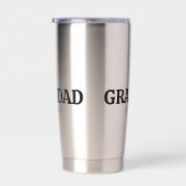 Opa Nieuw Opa Cadeau Geïsoleerde Drinkbeker (Rechts)