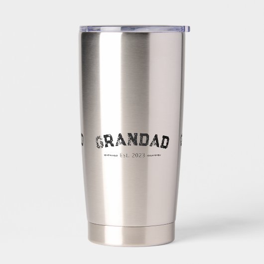 Opa Nieuw Opa Cadeau Geïsoleerde Drinkbeker (Links)