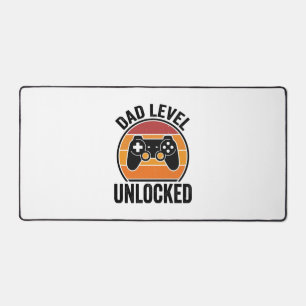 Opa-niveau ontgrendeld Vintage Gamer T-shirt ontwe Bureaumat
