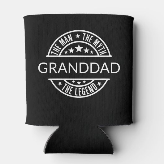 Opa noemt het Man The Myth The Legend Blikjeskoeler (Achterkant)