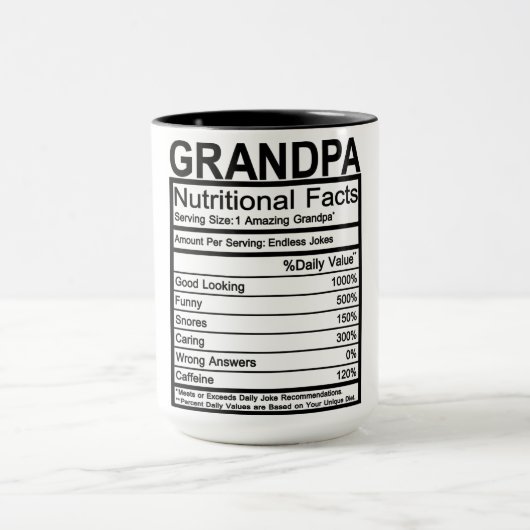 Opa Nutritional Facts Mok (Midden)