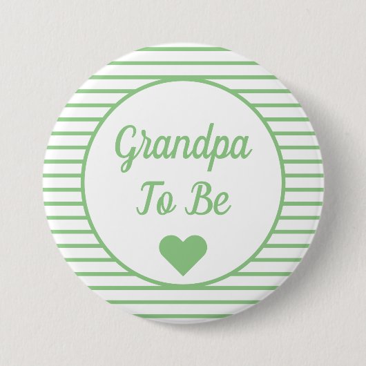 Opa om Baby shower Button te zijn (Voorkant)