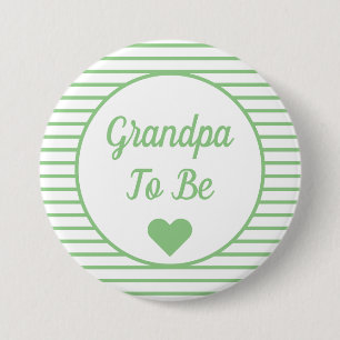 Opa om Baby shower Button te zijn