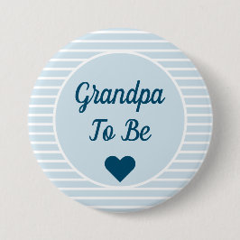 Opa om Baby shower Button te zijn