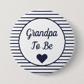 Opa om Baby shower Button te zijn (Voorkant)