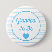 Opa om Baby shower Button te zijn (Voorkant)