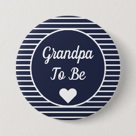 Opa om Baby shower Button te zijn