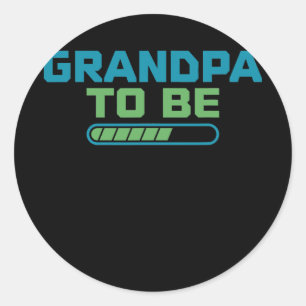 Opa om de familie te beladen, vader opa ronde sticker