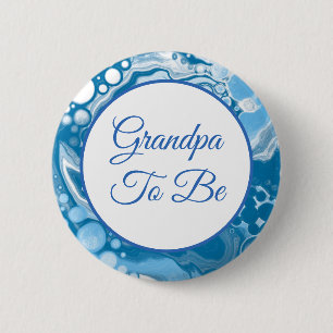Opa om te worden Button Baby shower van jongen