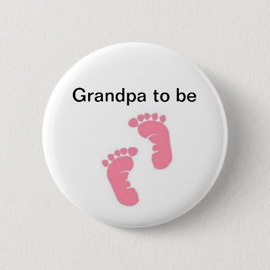 Opa om te worden ronde button 5,7 cm (Voorkant)