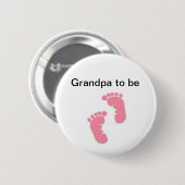 Opa om te worden ronde button 5,7 cm (Voorkant /achterkant)