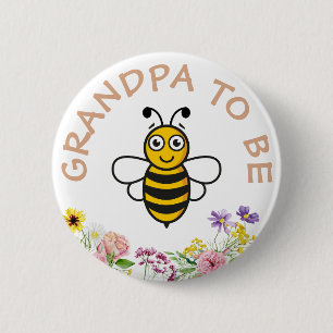 Opa om zo lief als kan zijn ronde button 5,7 cm
