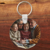 Opa & oma aandenken foto sleutelhanger (Voorkant)