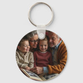 Opa & oma aandenken foto sleutelhanger (Achterkant)