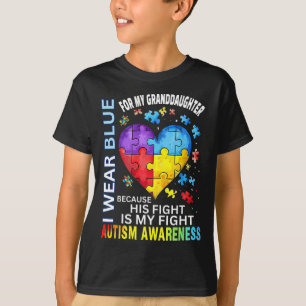 Opa Oma Ik heb blauw Draag voor mijn kleindochter T-shirt