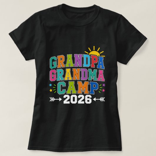 Opa Oma Kamp 2026 T-shirt (Design voorkant)