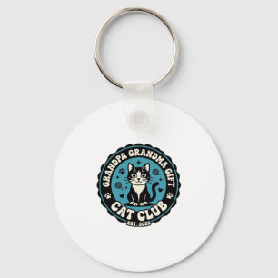 Opa Oma Kat Kadootje Huisdier Liefhebber Shirt Kun Sleutelhanger