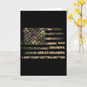 Opa Oma Overgrootvader Camouflage Vlag Vadere Oude Kaart (Gele Bloem)