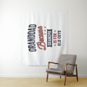 Opa omdat opa voor oude jongens is wandkleed (In situ)