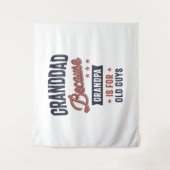 Opa omdat opa voor oude jongens is wandkleed (Voorkant)